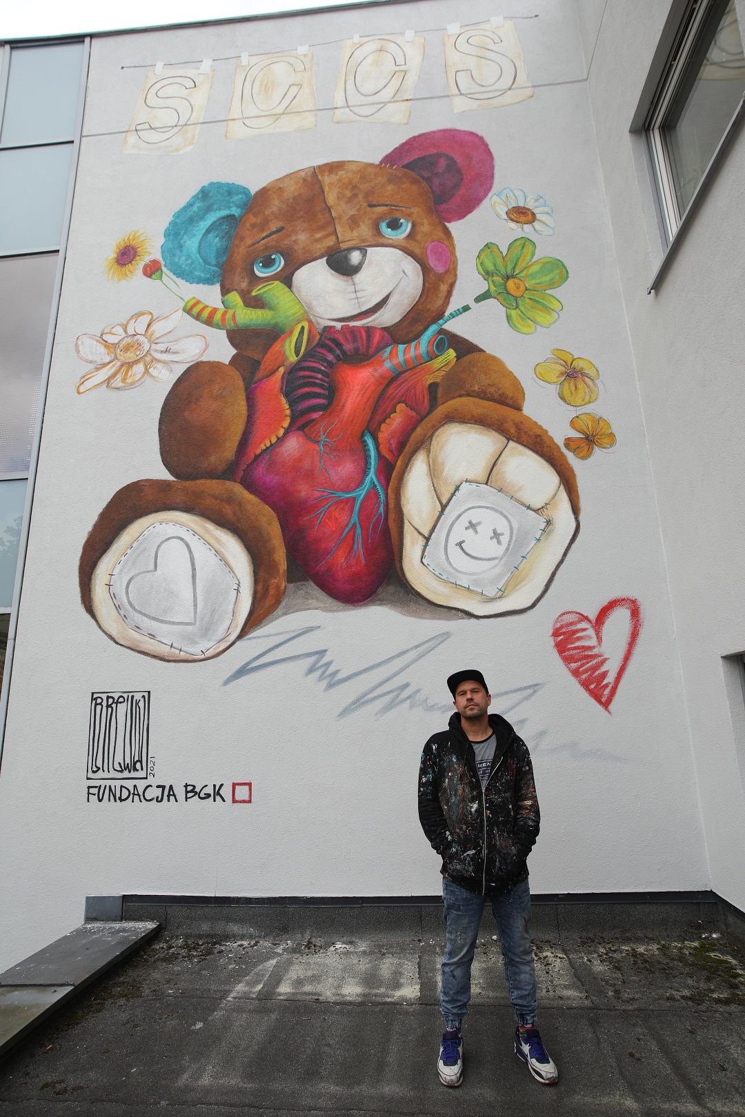 Mural dla Śląskiego Centrum Chorób Serca
