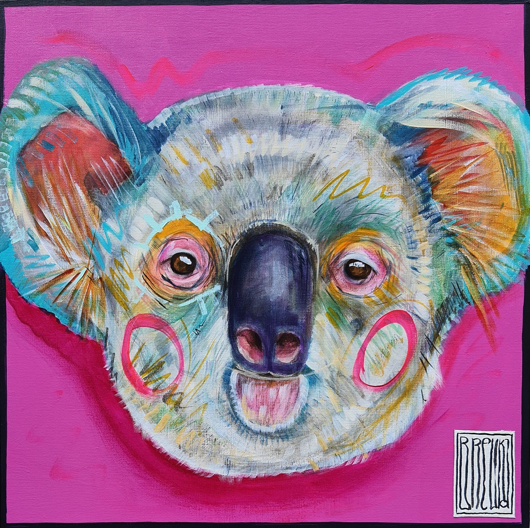 brewka-obrazy-koala-bear-akryl-plotno-2021-portrety-zwierzat